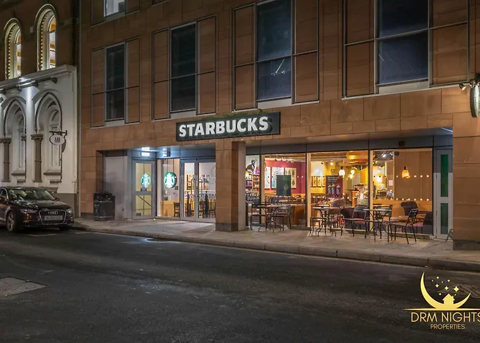 Centre-1bdr-2guest-lift-bright 公寓 利兹